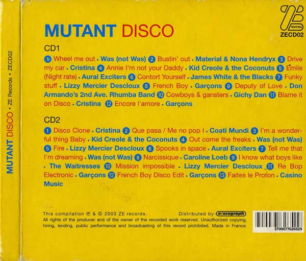 Various - Mutant Disco: A Subtle Discolation Of The Norm