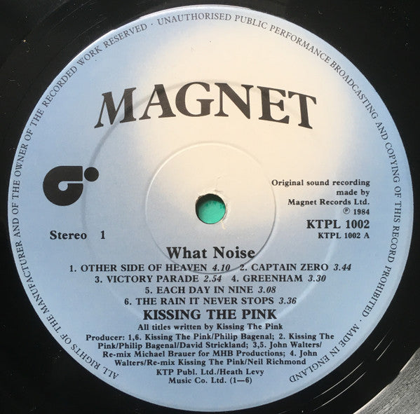 Kissing The Pink - What Noise