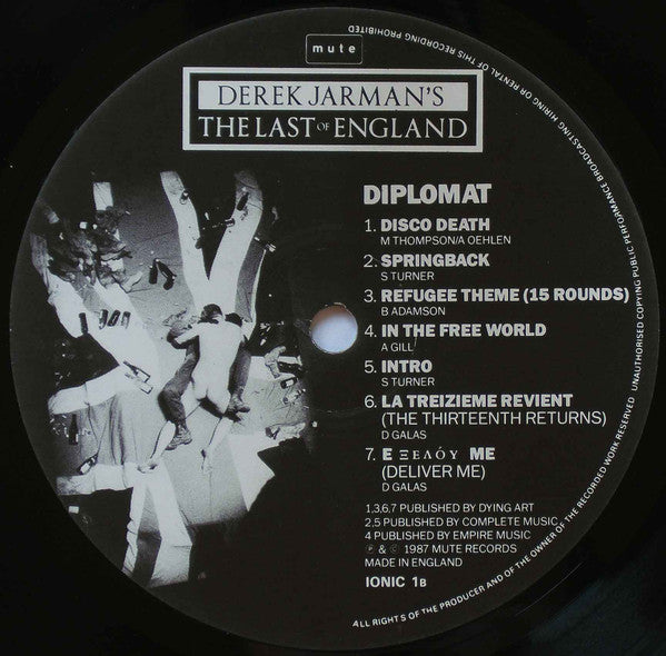 Various - Derek Jarman's The Last Of England (The Original Motion Picture Soundtrack)