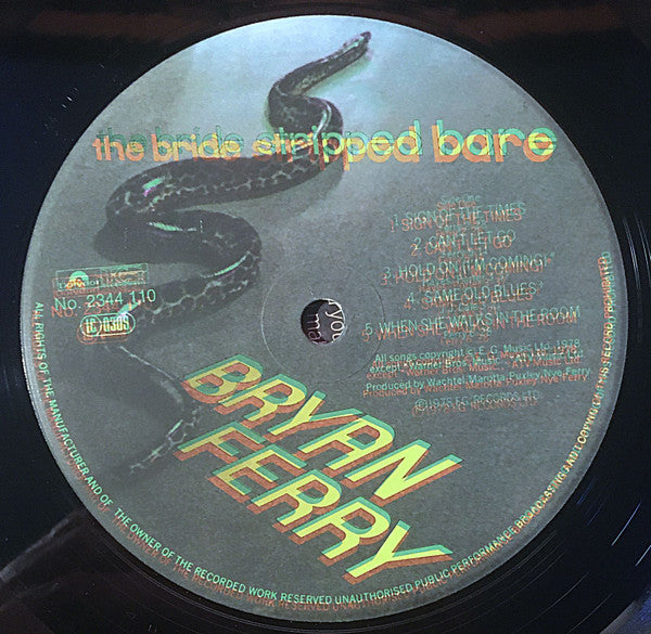 Bryan Ferry - The Bride Stripped Bare