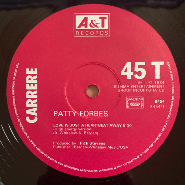 Patty Forbes - Love Is Just A Heartbeat Away