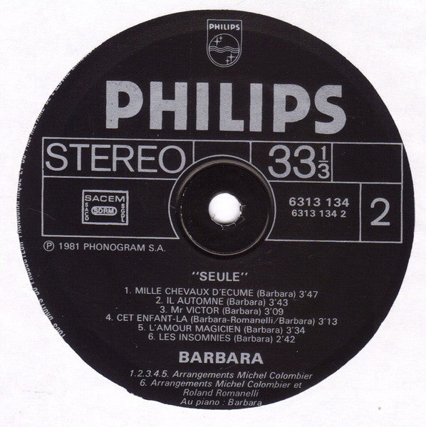 Barbara (5) - Seule