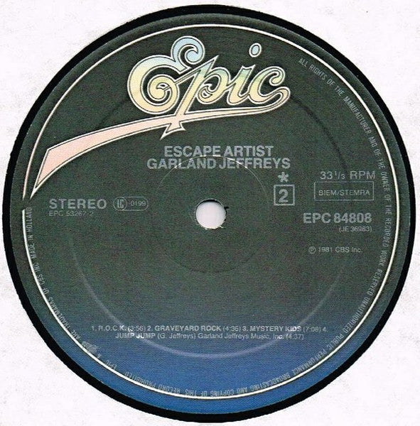 Garland Jeffreys - Escape Artist