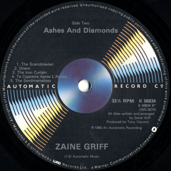Zaine Griff - Ashes And Diamonds