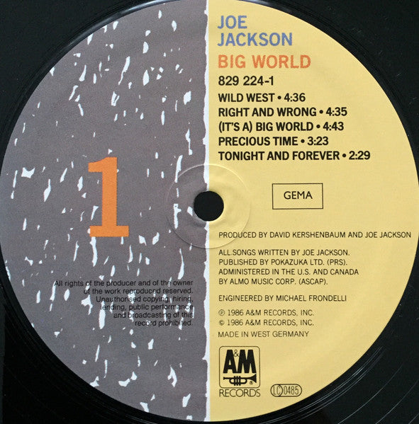 Joe Jackson - Big World