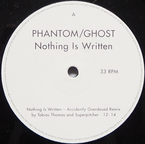Phantom/Ghost - Nothing Is Written