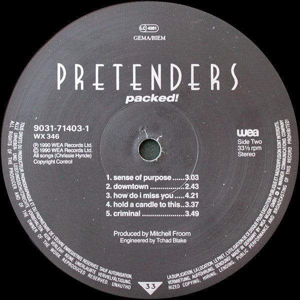 The Pretenders - Packed!