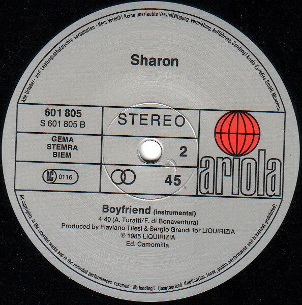 Sharon (2) - Boyfriend