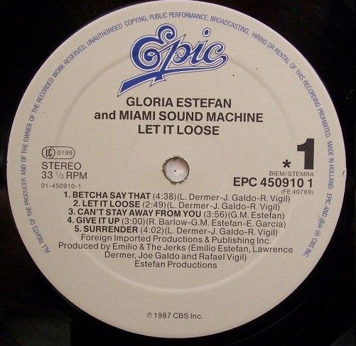 Miami Sound Machine - Let It Loose
