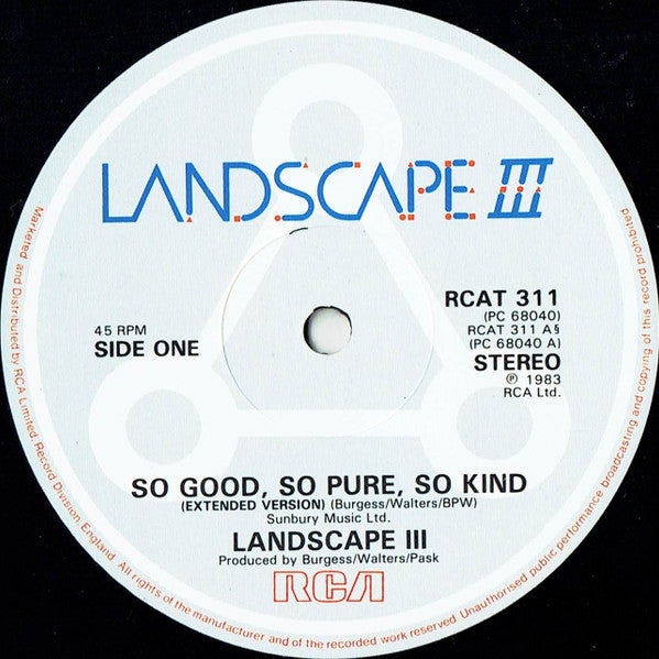 Landscape III - So Good, So Pure, So Kind