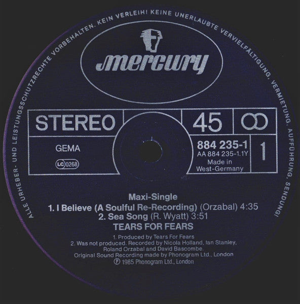 Tears For Fears - I Believe (A Soulful Re-Recording)