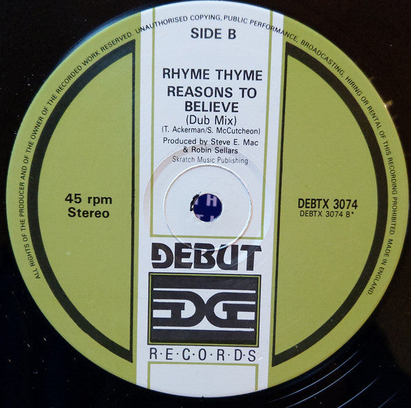 Rhyme Thyme - Reasons To Believe