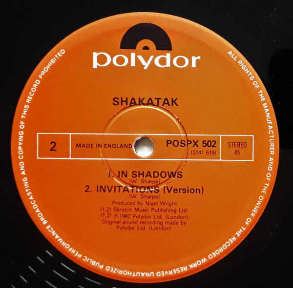 Shakatak - Invitations