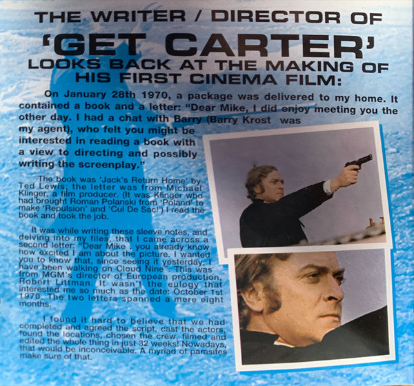 Roy Budd - Get Carter - An Original Soundtrack Recording