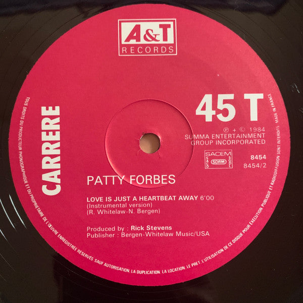 Patty Forbes - Love Is Just A Heartbeat Away
