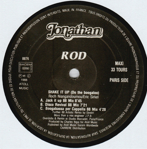 Rod - Shake It Up (Do The Boogaloo)