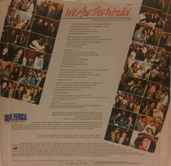 USA For Africa - We Are The World