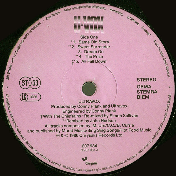 Ultravox - U-Vox