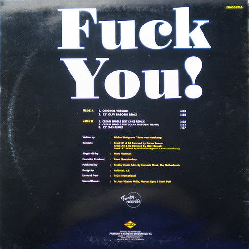 Tecno Flight 1 - Fuck You! (The Remixes)