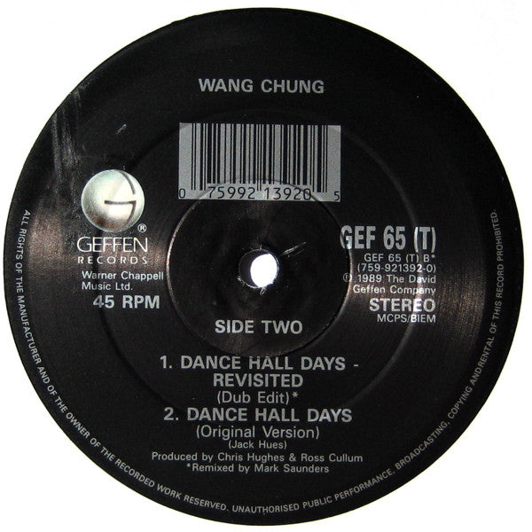 Wang Chung - Dance Hall Days - Revisited