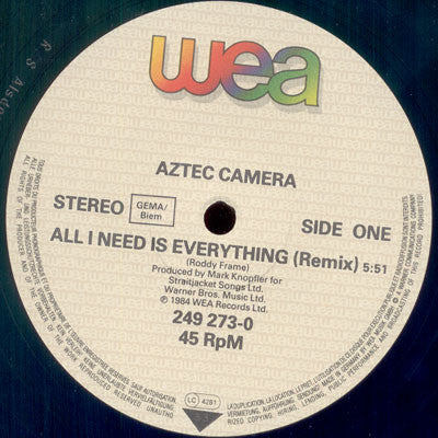 Aztec Camera - All I Need Is Everything (Remix)