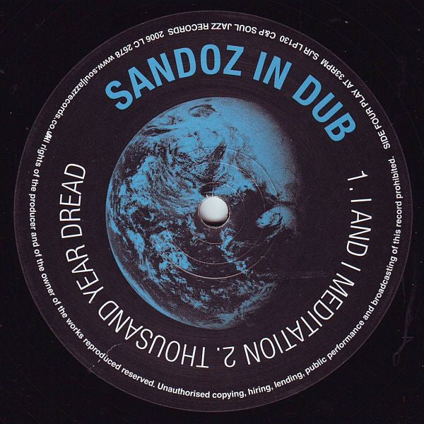 Sandoz - Live In The Earth: Sandoz In Dub, Chapter 2