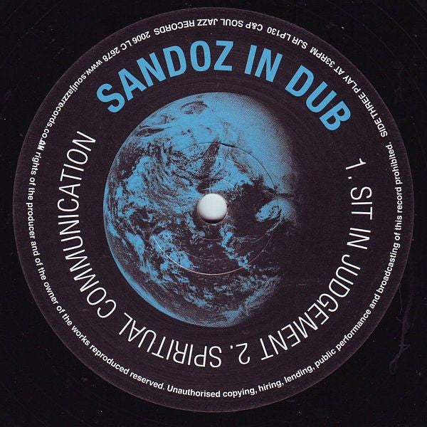 Sandoz - Live In The Earth: Sandoz In Dub, Chapter 2