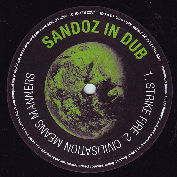 Sandoz - Live In The Earth: Sandoz In Dub, Chapter 2