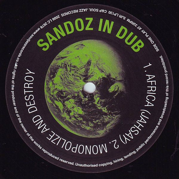Sandoz - Live In The Earth: Sandoz In Dub, Chapter 2