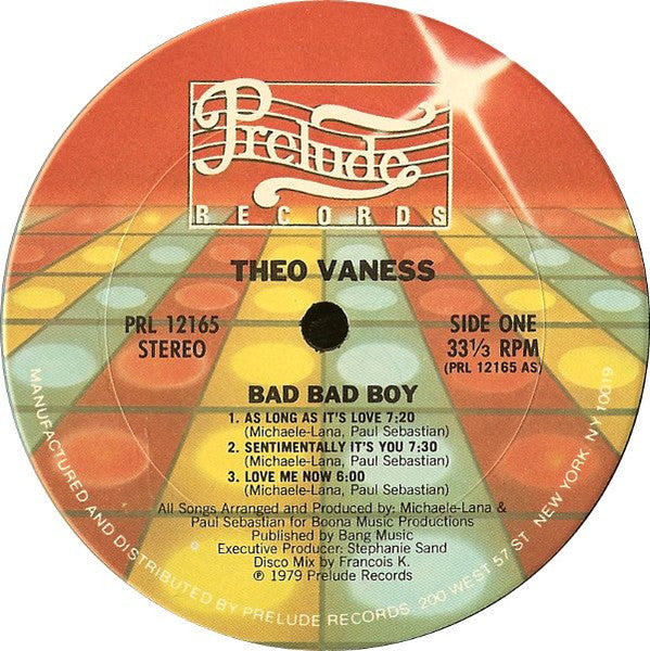 Theo Vaness - Bad Bad Boy