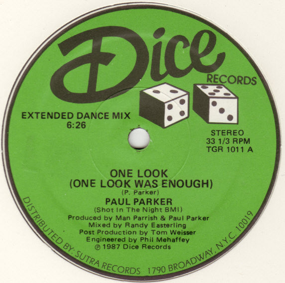 Paul Parker - One Look (One Look Was Enough)