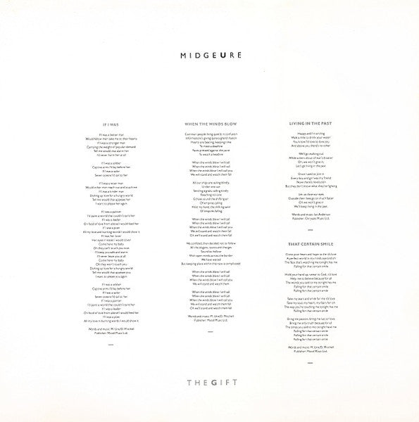 Midge Ure - The Gift