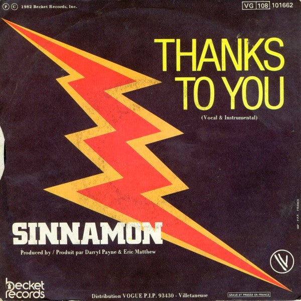 Sinnamon - Thanks To You