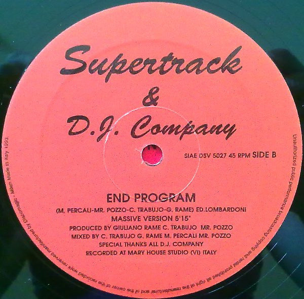 Supertrack & DJ Company (2) - The Final Program