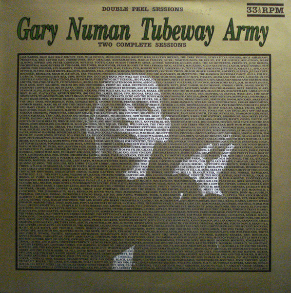 Gary Numan / Tubeway Army - Double Peel Sessions
