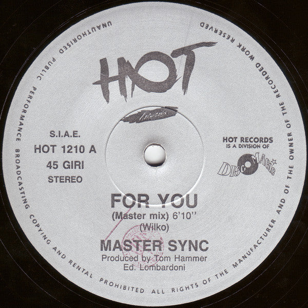 Master Sync - For You