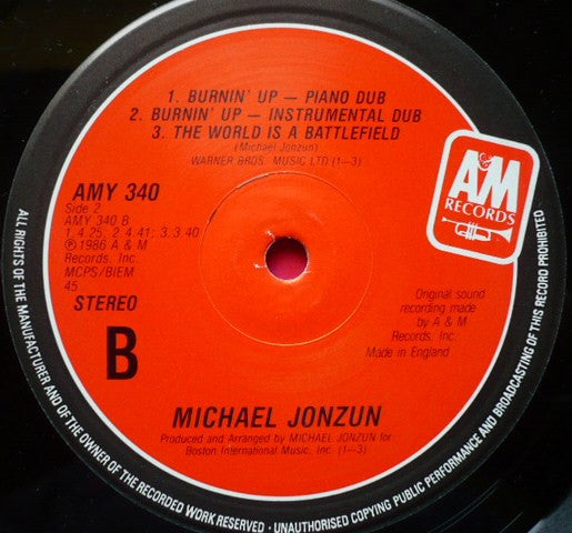 Michael Jonzun - Burnin' Up