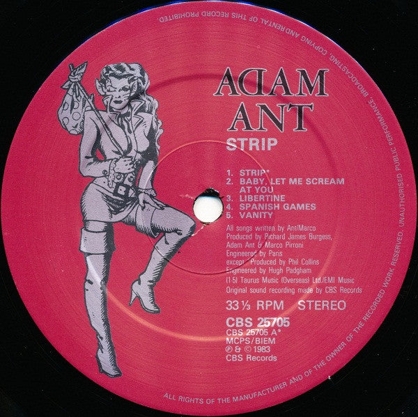 Adam Ant - Strip