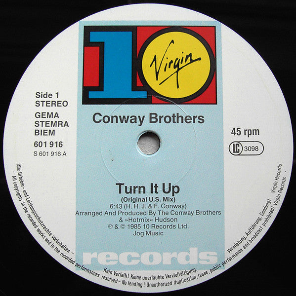 The Conway Brothers - Turn It Up