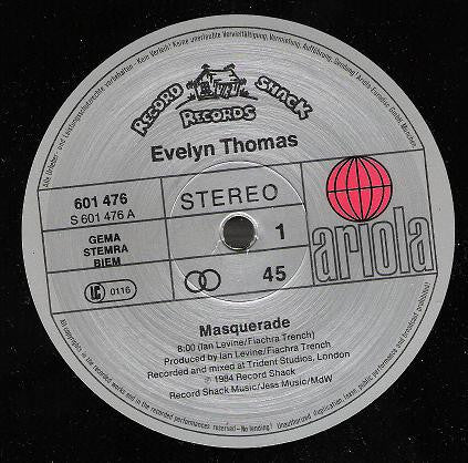 Evelyn Thomas - Masquerade