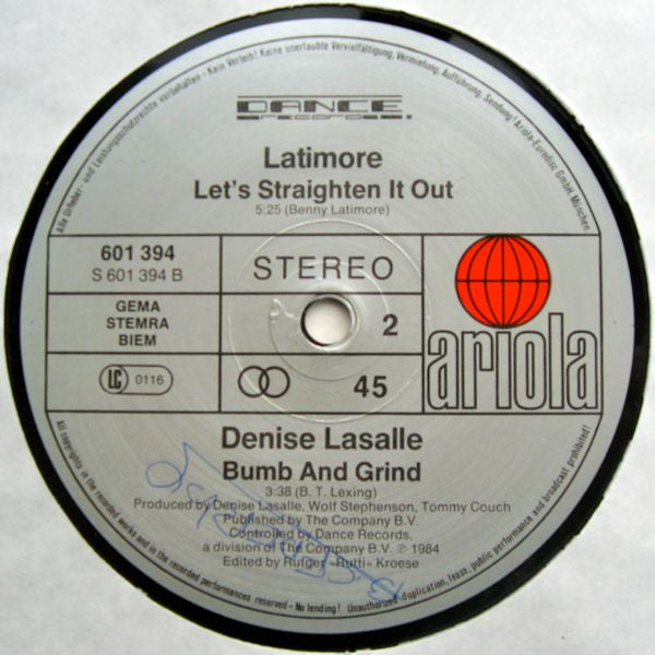 Denise Lasalle And Latimore (2) - Right Place, Right Time