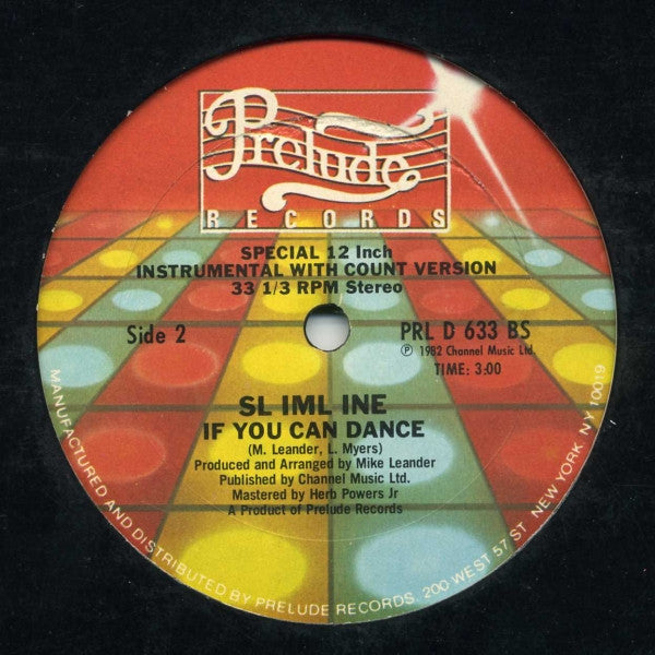 Slimline - If You Can Dance You Can Do It