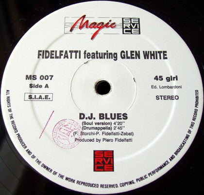 Piero Fidelfatti Feat. Glen White - D.J. Blues