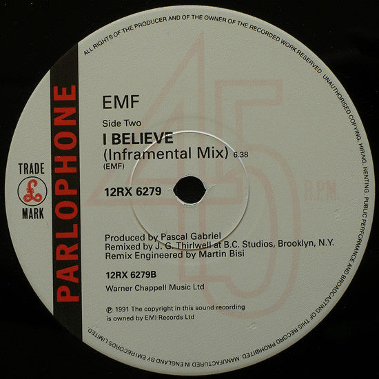 EMF - I Believe (Remixed By J.G. Thirlwell)