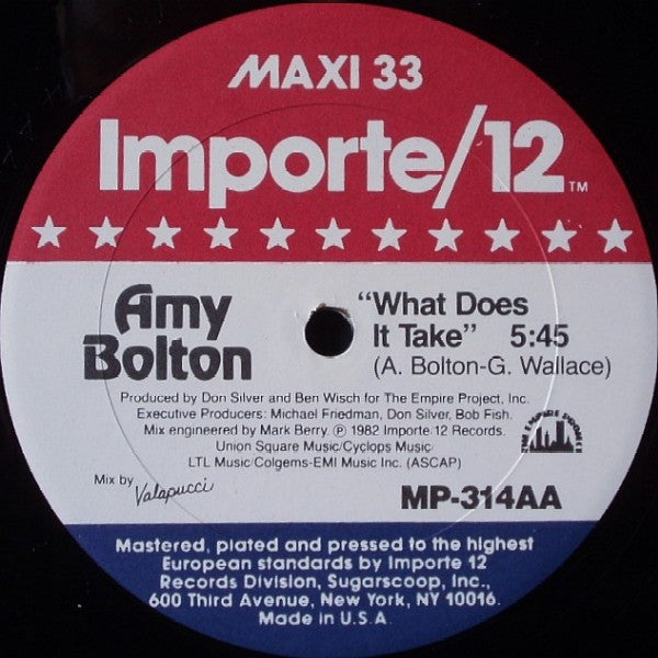 Amy Bolton - What Does It Take / Kicks