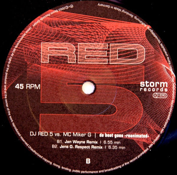 DJ Red 5 Vs. MC Miker G - Da Beat Goes -Reanimated-