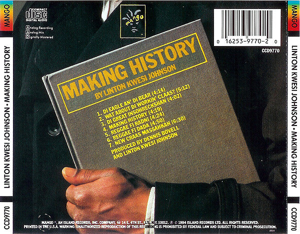 Linton Kwesi Johnson - Making History