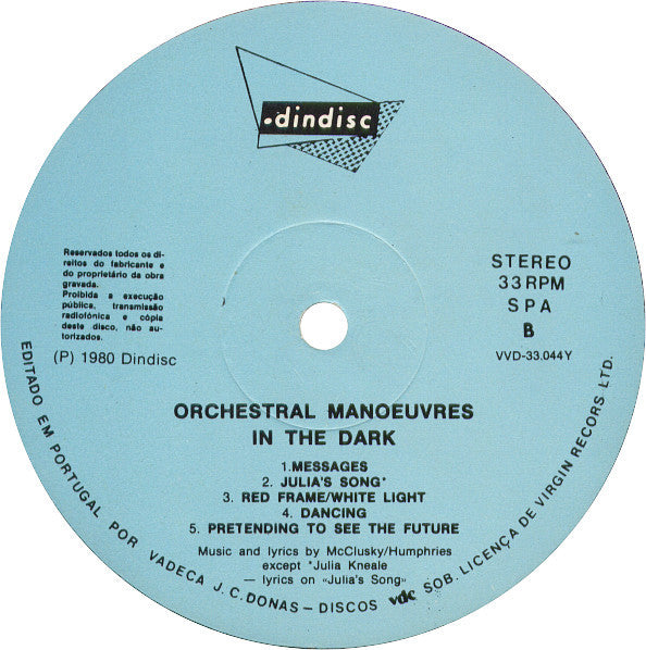 Orchestral Manoeuvres In The Dark - Orchestral Manoeuvres In The Dark