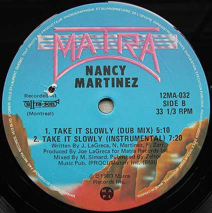 Nancy Martinez - Take It Slowly