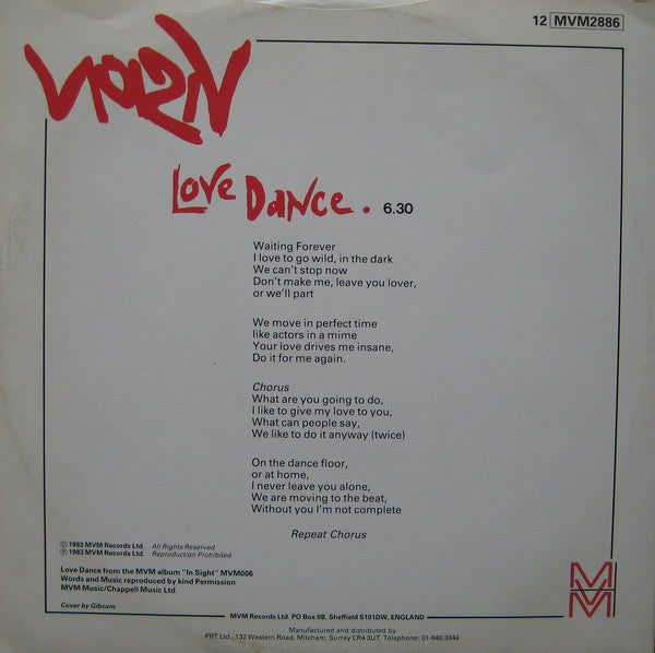 Vision (13) - Love Dance (Club Mix)